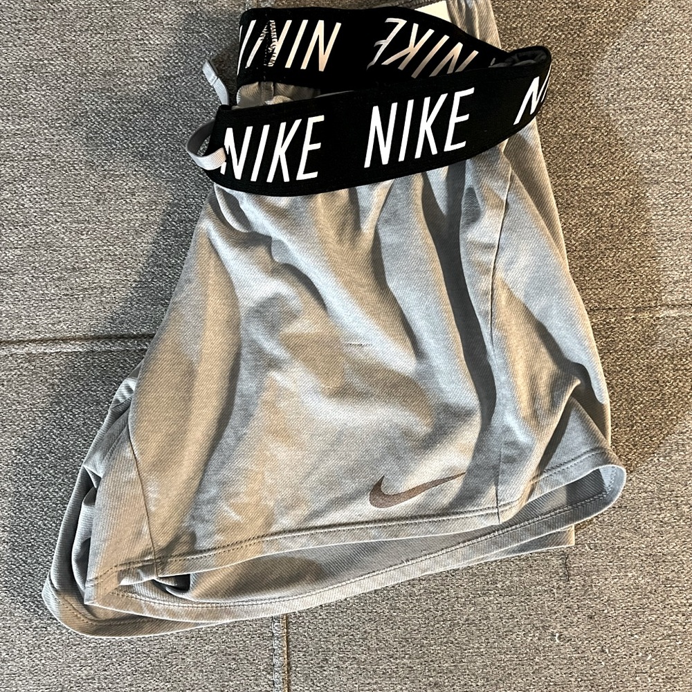 Nike soft grey athletic shorts size small